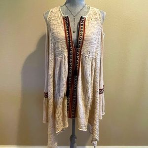 Free People Crocheted Boho Top